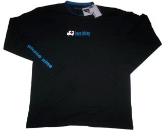 been biking Black long sleeve t-shirt with backprint been biking Black long sleeve t-shirt with backprint